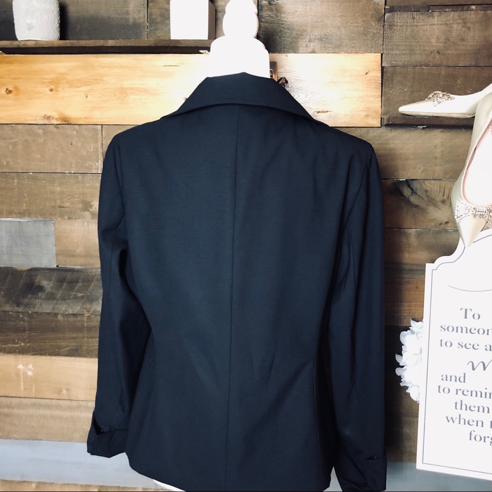 Lafayette 148 New York Wool Blazer Sz 10 - Picture 3 of 6